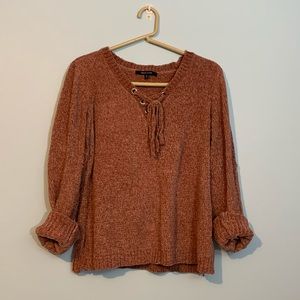 Dark salmon/pink sweater